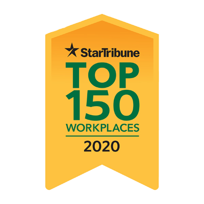 Star Tribune Top 150 Workplaces 2020 Badge