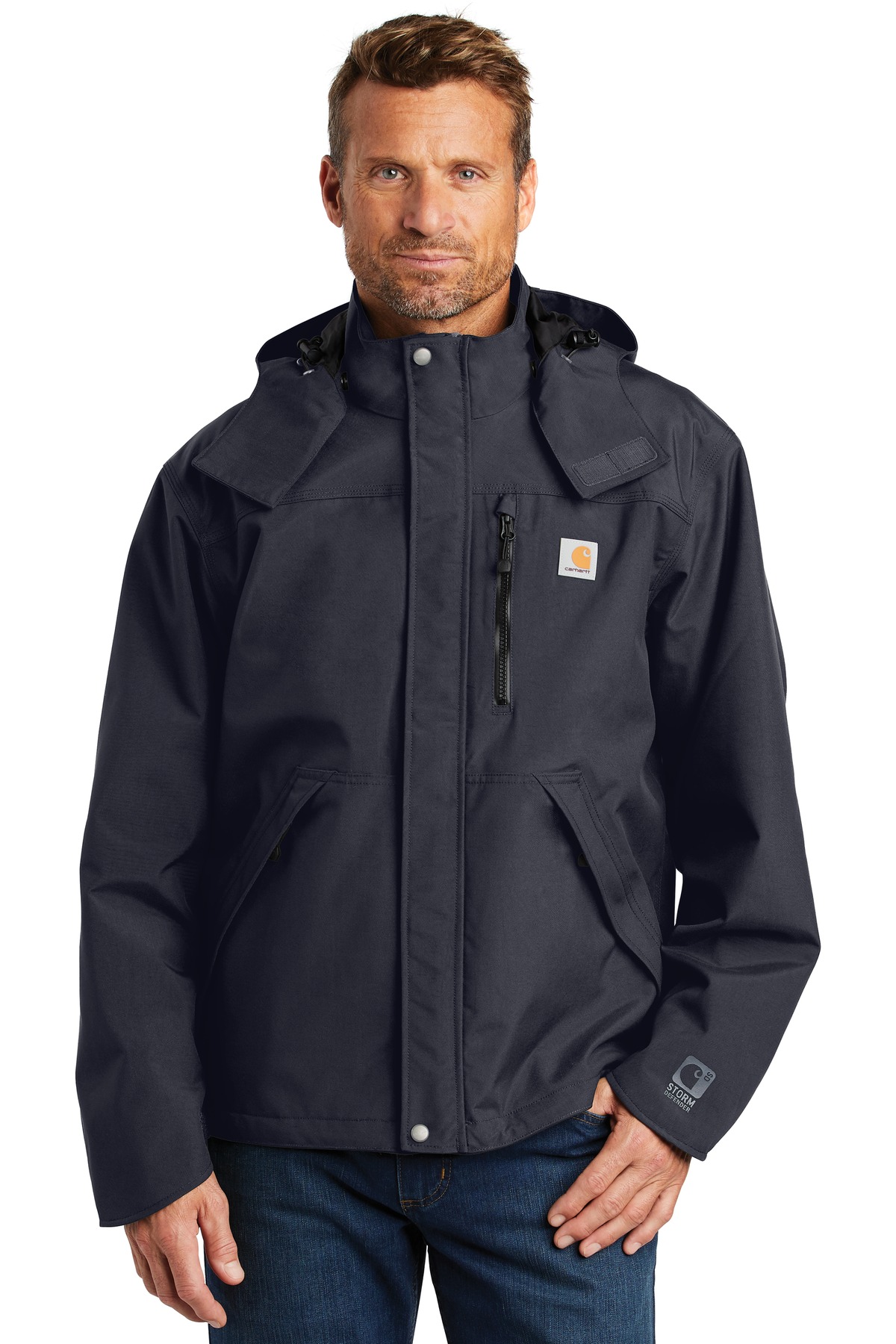 Men's Carhartt navy winter jacket